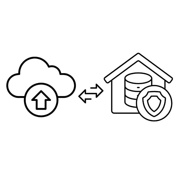 Schaubild hybrides Backup