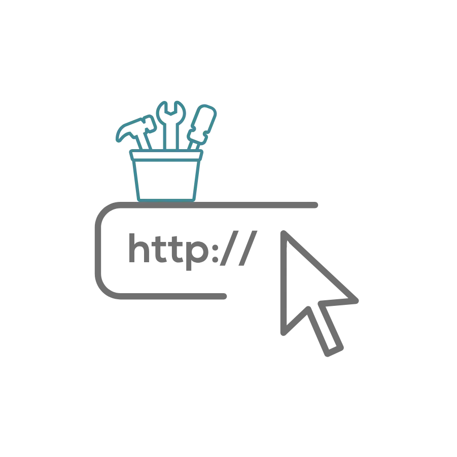 Schaubild Website Werkzeugkasten